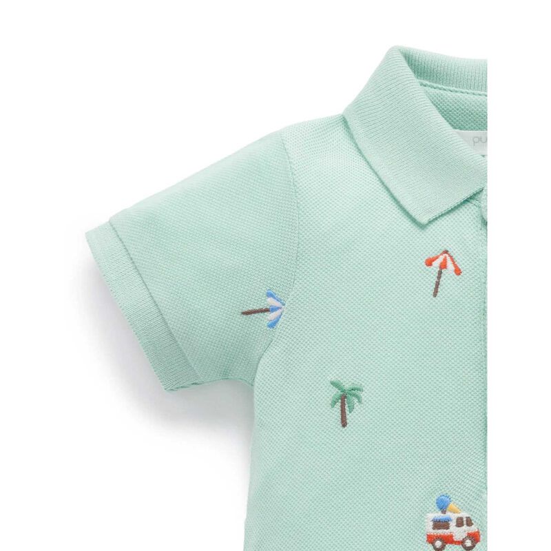 Purebaby Polo Growsuit image number 1